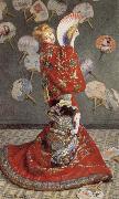 Claude Monet Madame Monet in Japanese Costume Spain oil painting artist